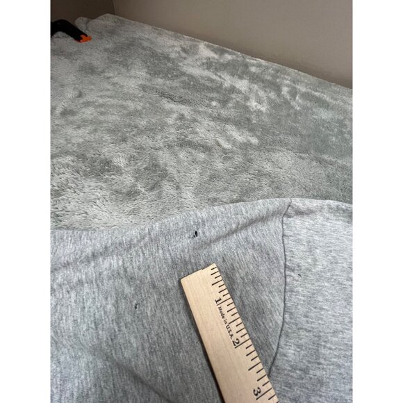 Tommy Hilfiger Denim 1985 Spell Out Shirt Mens XL Gray Made 9/11 Thrashed Preppy - Picture 8 of 13